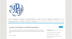 Desktop Screenshot of njpha.org