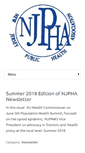 Mobile Screenshot of njpha.org