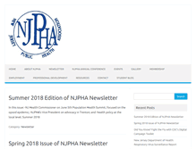 Tablet Screenshot of njpha.org
